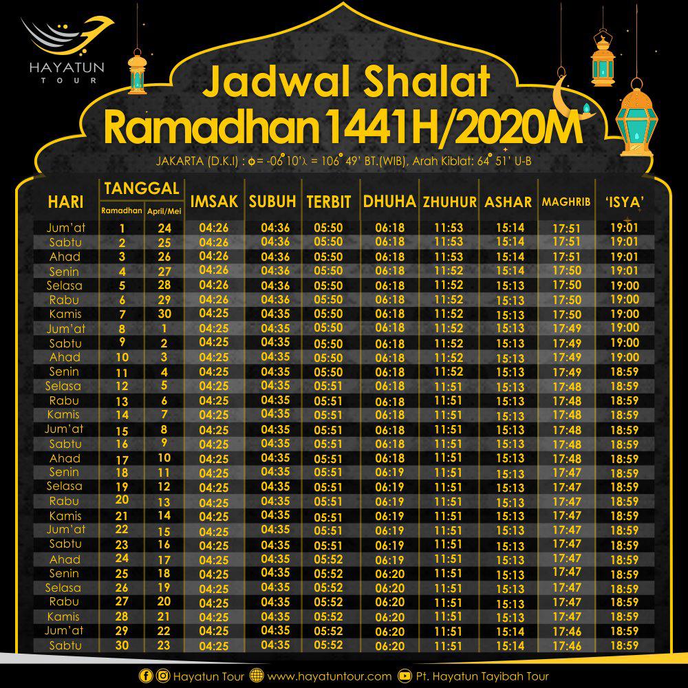 jadwal imsakiyah