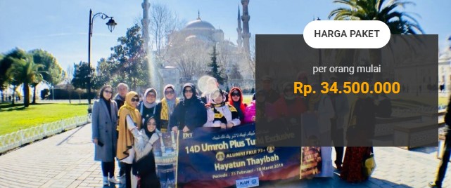 Biaya Umroh Plus Turki Promo 14 Hari 2021