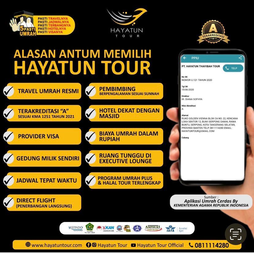 alasan memilih hayatun tour