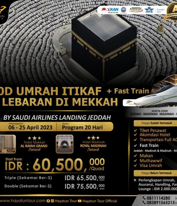 20 D UMROH ITIKAF RAMADHAN DI MEKKAH