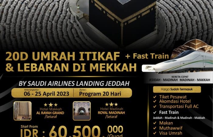20 D UMROH ITIKAF RAMADHAN DI MEKKAH