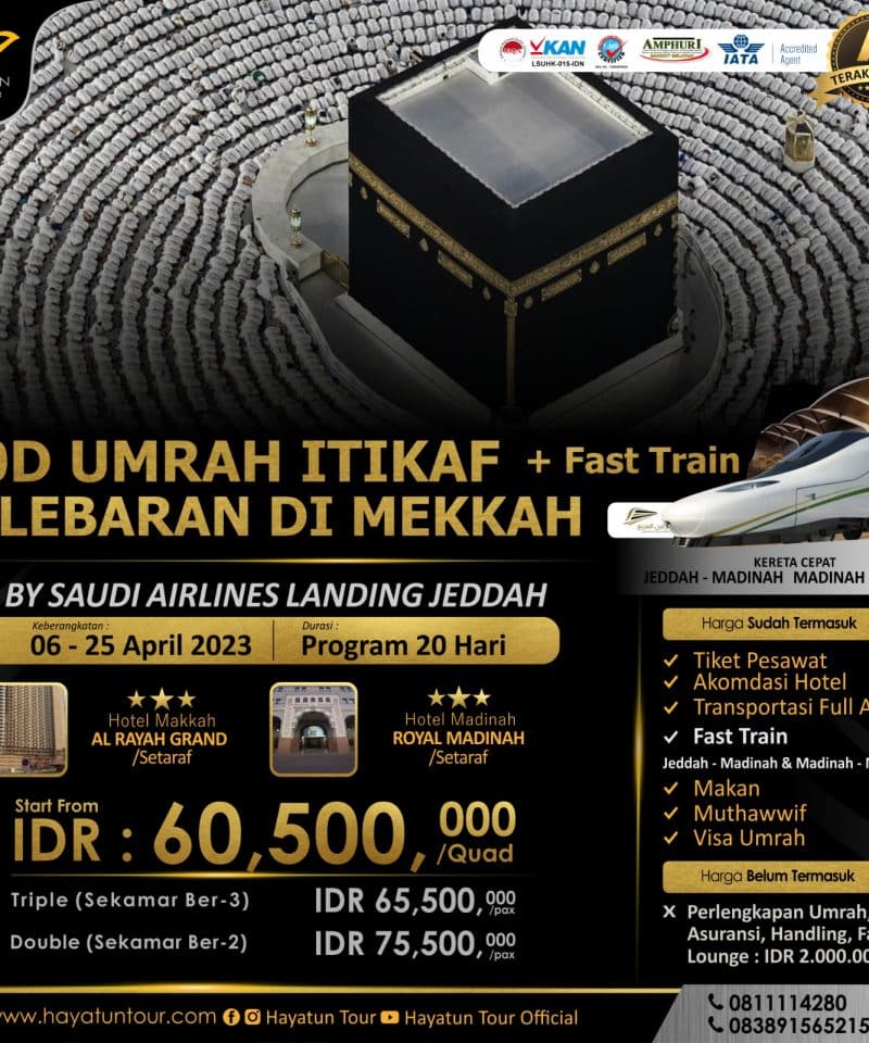 20 D UMROH ITIKAF RAMADHAN DI MEKKAH