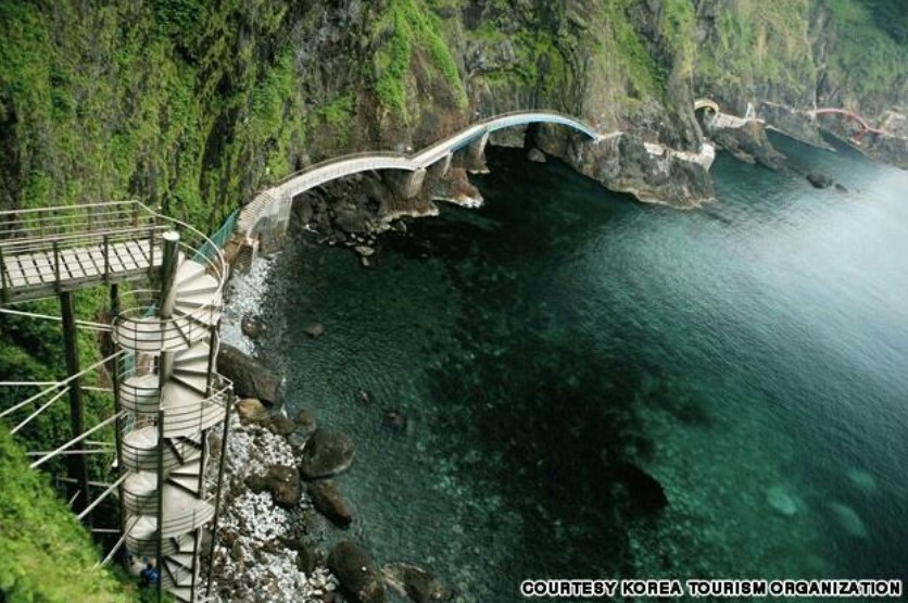 Uleung Island Seaside Road