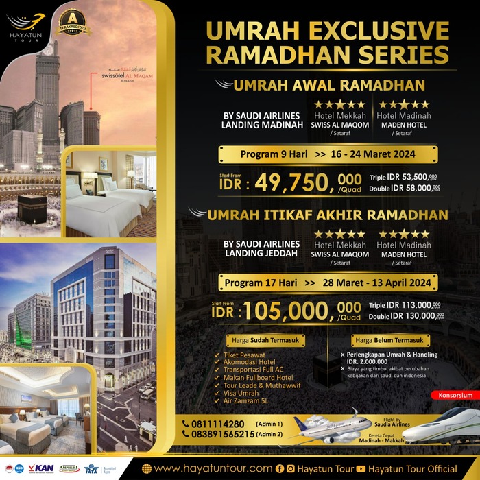 Umrah Exclusive Ramadhan 9 Hari