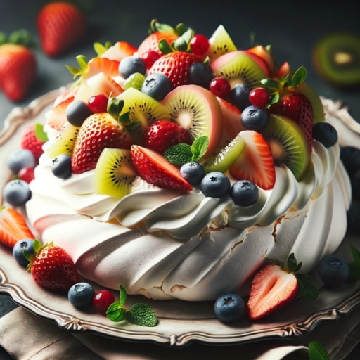 Makanan khas new zealand Pavlova