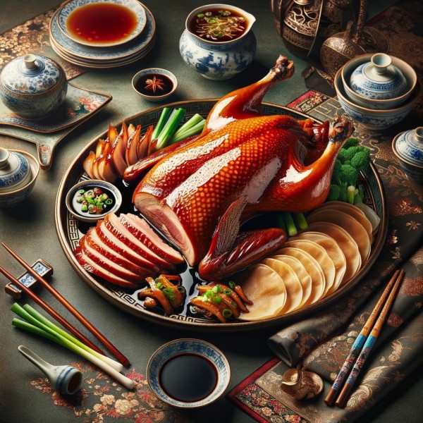 makanan khas china bebek peking