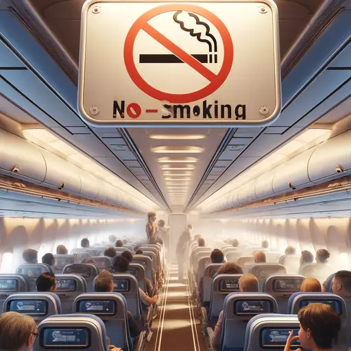 dilarang merokok dalam pesawat