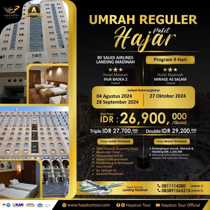 Umrah Reg Paket Hajar