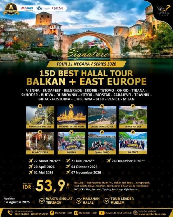 15D Balkan plus West Europe