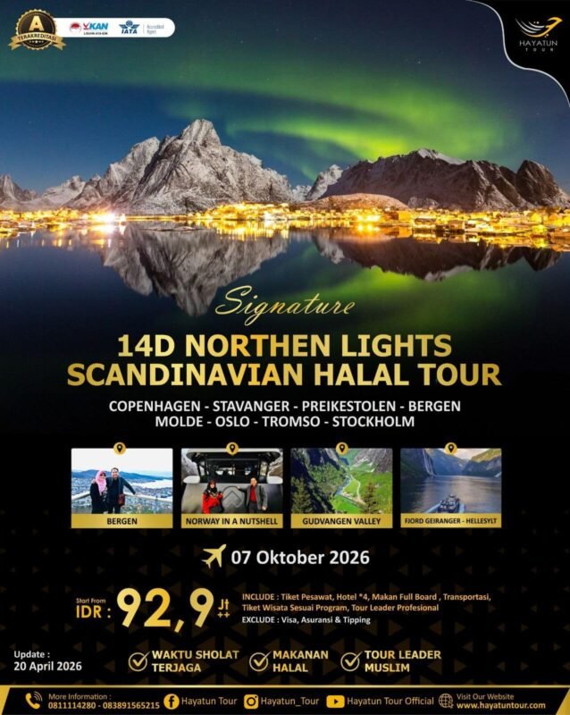 Winter Northern Lights Scandinavian Halal Tour 1 14d northern lights scandinavian halal tour