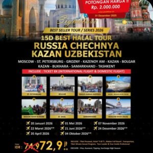 Signature 15D Best Halal Tour Russia Chechnya Kazan Uzbekistan1