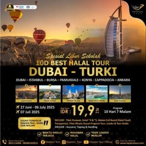 10D BHT Dubai Turki