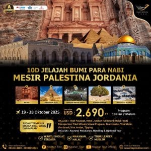 10D Jelajah Bumi Para Nabi Mesir Palestina Jordania