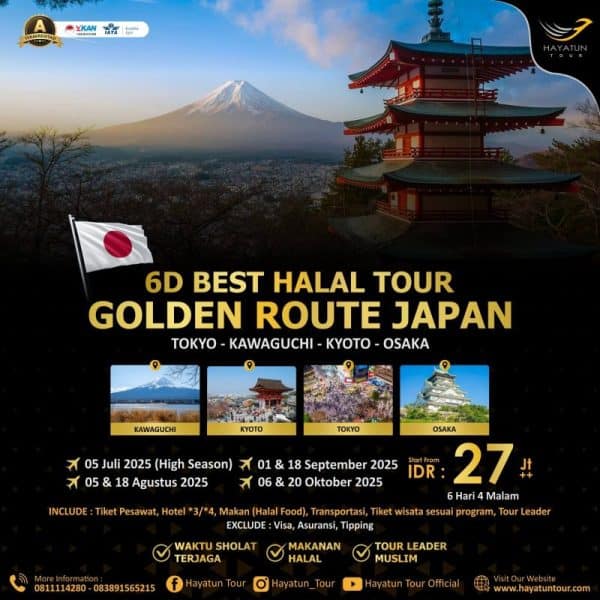6D BHT Golden Route Japan