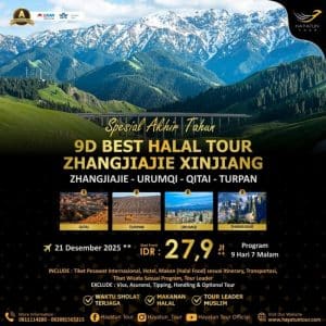 9D CHINA ZHANGJIAJIE XINJIANG 21 DESEMBER 2025
