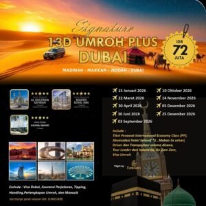 13D Umroh plus Dubai Signature