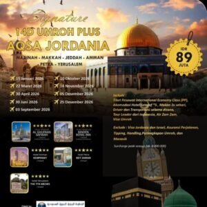 14D Umroh plus Aqso Jordania