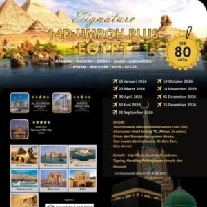 14D Umroh plus Egypt