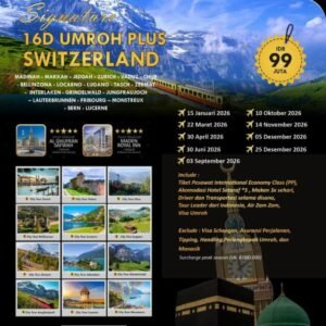 16D Umroh plus switzerland Signature