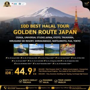 10D BHT Golden Route Japan
